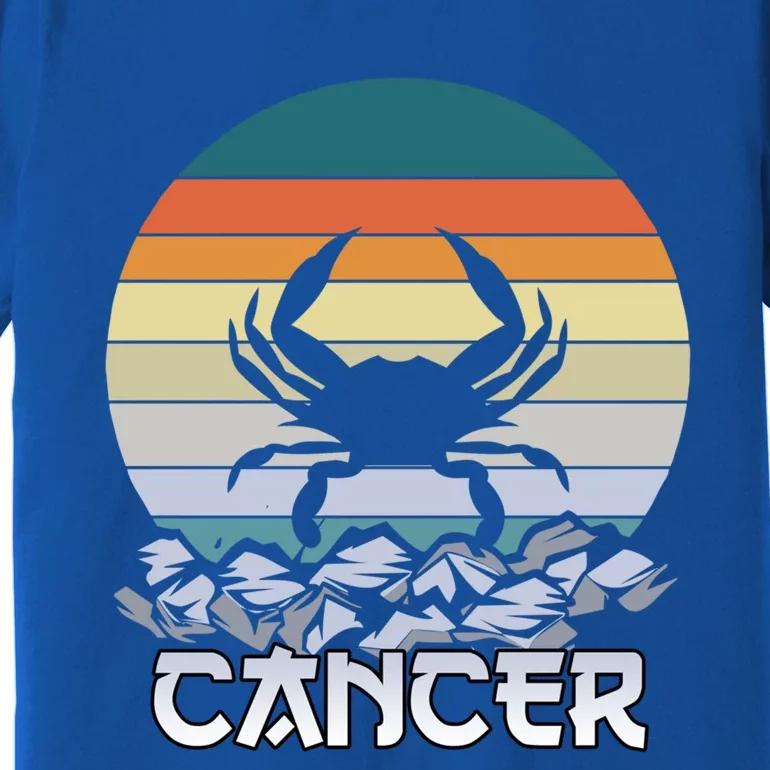 Sunset Cancer Zodiac Gift Premium T-Shirt