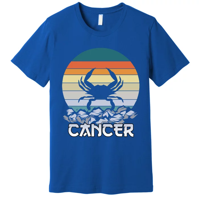 Sunset Cancer Zodiac Gift Premium T-Shirt