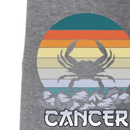 Sunset Cancer Zodiac Gift Doggie 3-End Fleece Hoodie