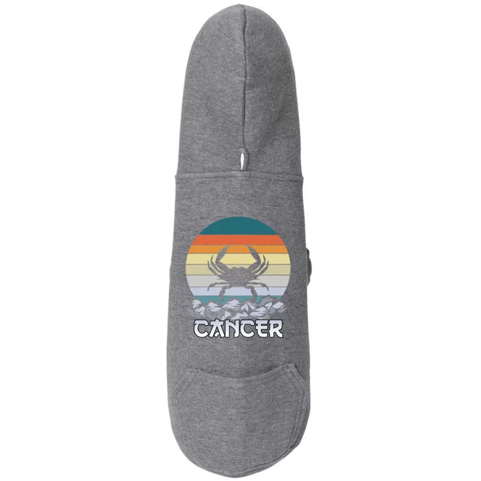 Sunset Cancer Zodiac Gift Doggie 3-End Fleece Hoodie