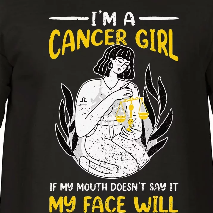 Sarcastic Cancer Zodiac Sign Woman Horoscope Astrology Comfort Colors T-Shirt