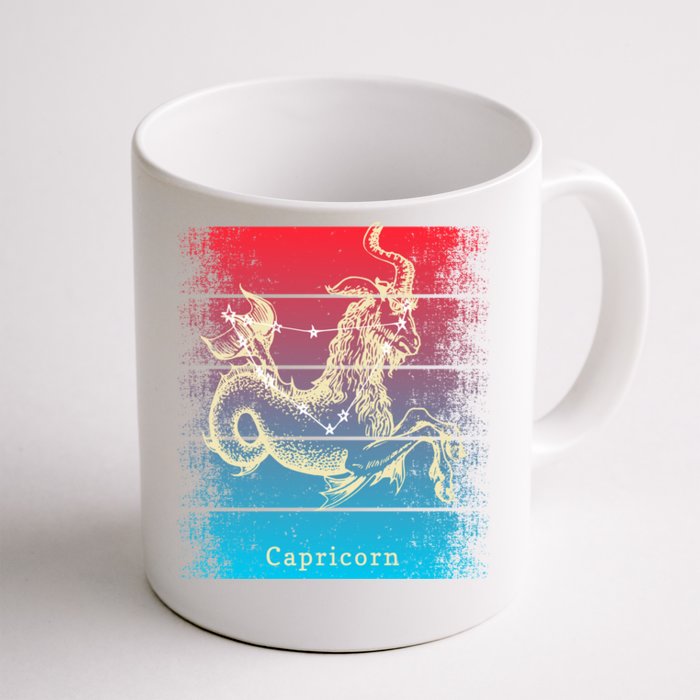 Sunset Capricorn Zodiac Cool Gift Front & Back Coffee Mug