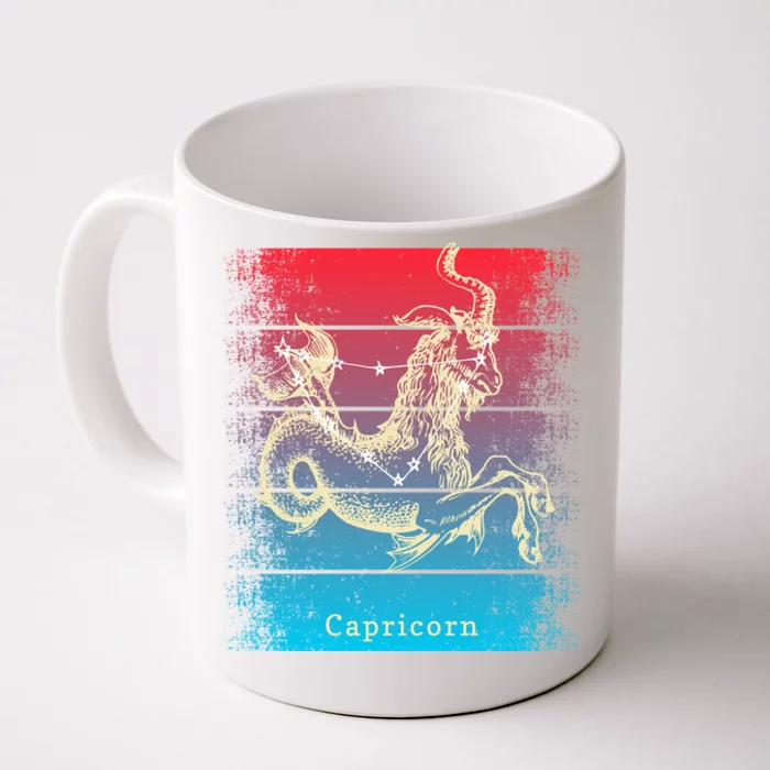 Sunset Capricorn Zodiac Cool Gift Front & Back Coffee Mug