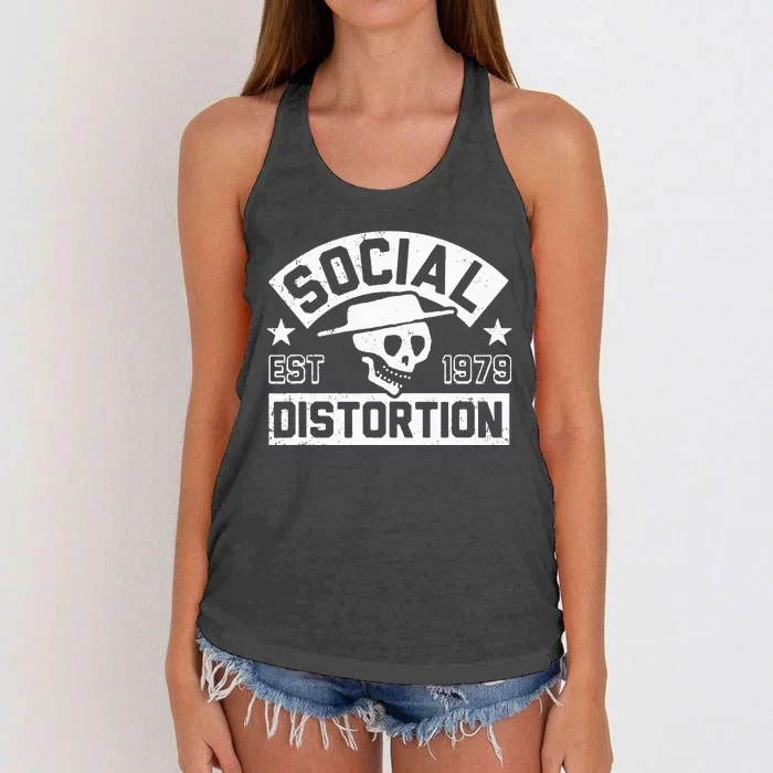 Social Distortion 1979 Women's Knotted Racerback Tank