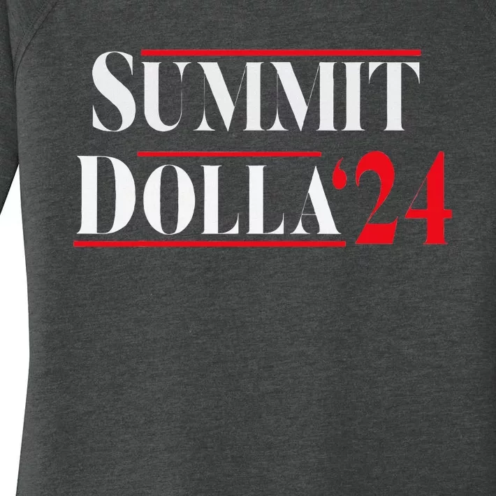 Summit Dolla 24 John Summit Supporters Women's Perfect Tri Tunic Long Sleeve Shirt