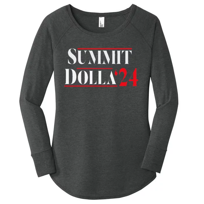 Summit Dolla 24 John Summit Supporters Women's Perfect Tri Tunic Long Sleeve Shirt