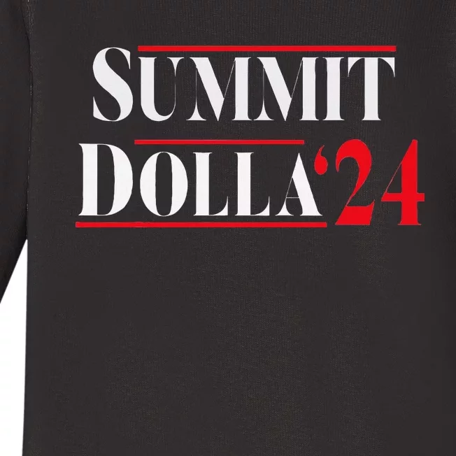 Summit Dolla 24 John Summit Supporters Baby Long Sleeve Bodysuit