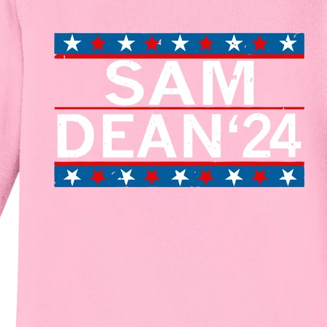 Sam Dean 24 Baby Long Sleeve Bodysuit