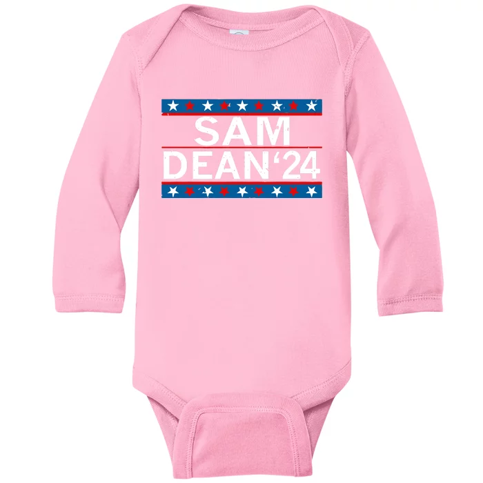 Sam Dean 24 Baby Long Sleeve Bodysuit