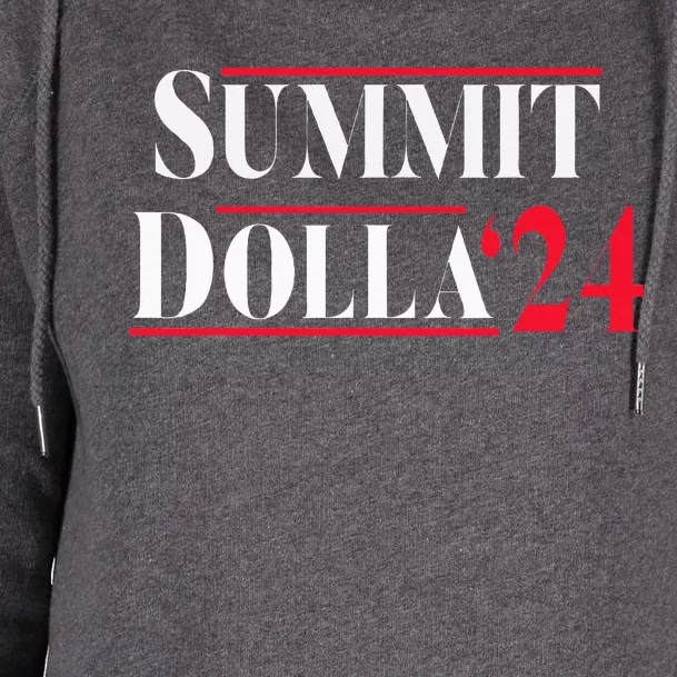 Summit Dolla ’24 John Summit Womens Funnel Neck Pullover Hood