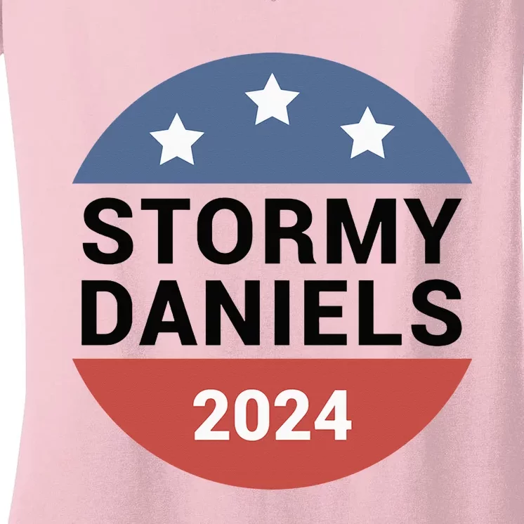 Stormy Daniels 2024 Classic . Women's VNeck TShirt TeeShirtPalace