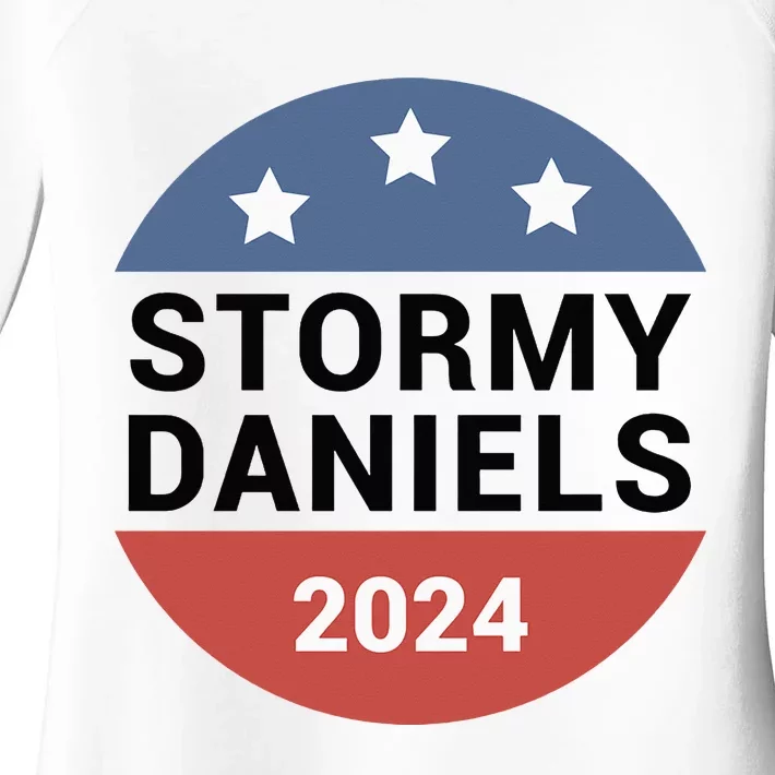 Stormy Daniels 2024 Classic . Women's Perfect Tri Tunic Long Sleeve Shirt