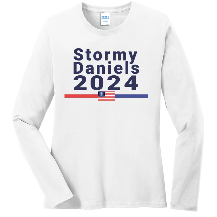 Stormy Daniels 2024 Ladies Long Sleeve Shirt