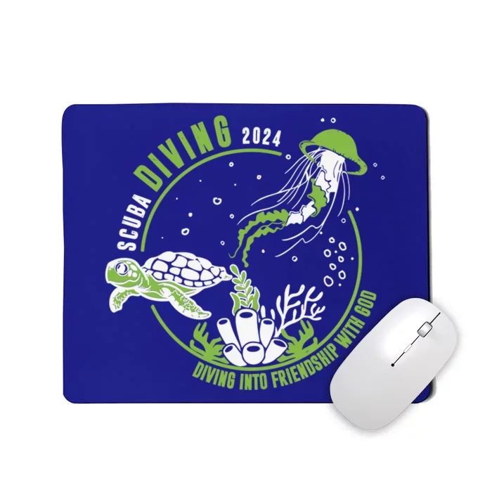 Scuba Diving 2024 Diving Into Friendship With God Vbs 2024 Gift Mousepad