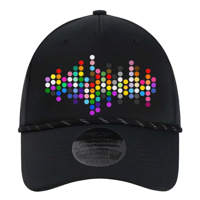 Subtle Dots 20 Pride Flags Stripe Proud Ally LGBT Pride Performance The Dyno Cap