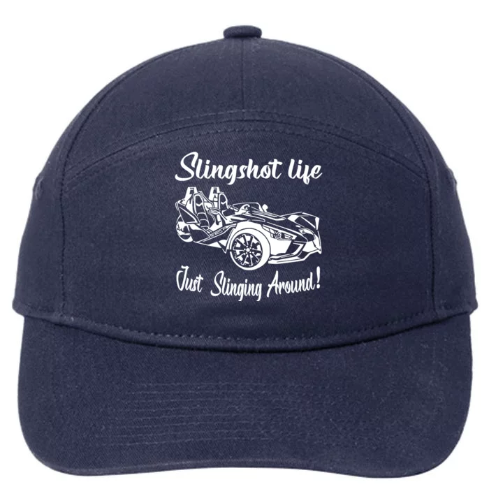 Slingshot Driver 4th Of July Slingshot American Flag 7-Panel Snapback Hat