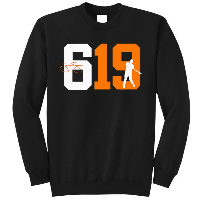 San Diego 619 Vintage 90S Baseball Tall Sweatshirt