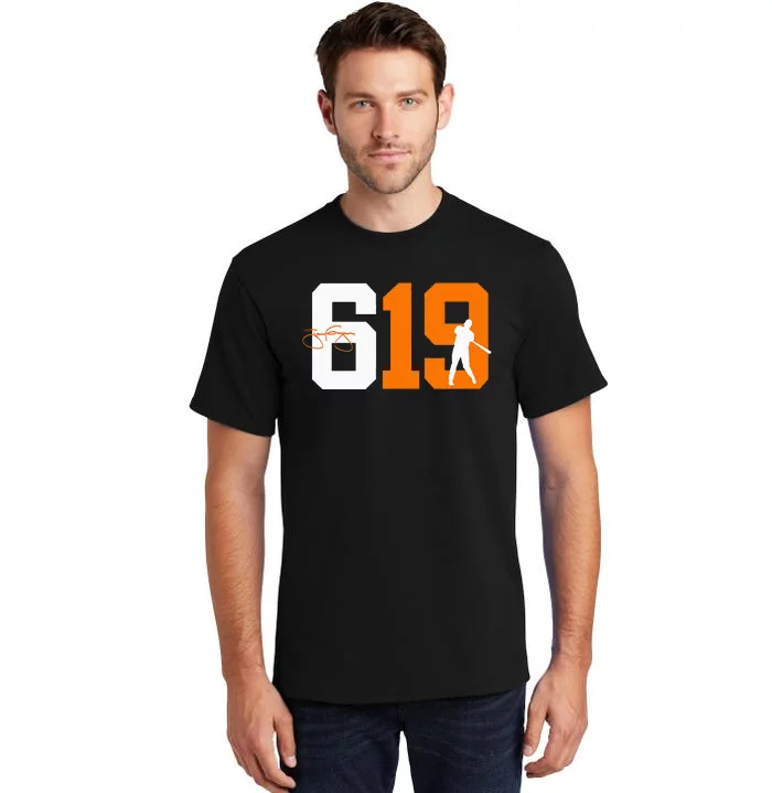 San Diego 619 Vintage 90S Baseball Tall T-Shirt