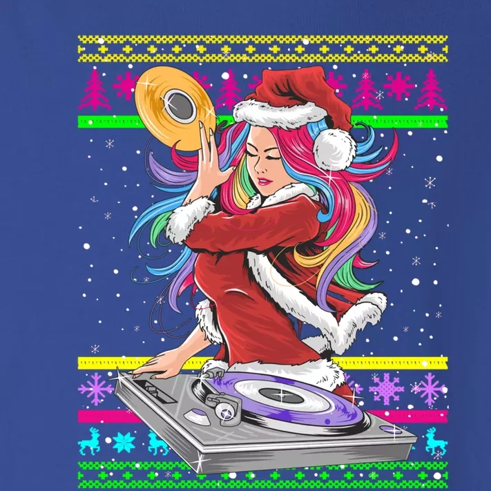 Santa Dj 90s Fancy Dress Costume And Christmas Dj Great Gift Toddler Long Sleeve Shirt