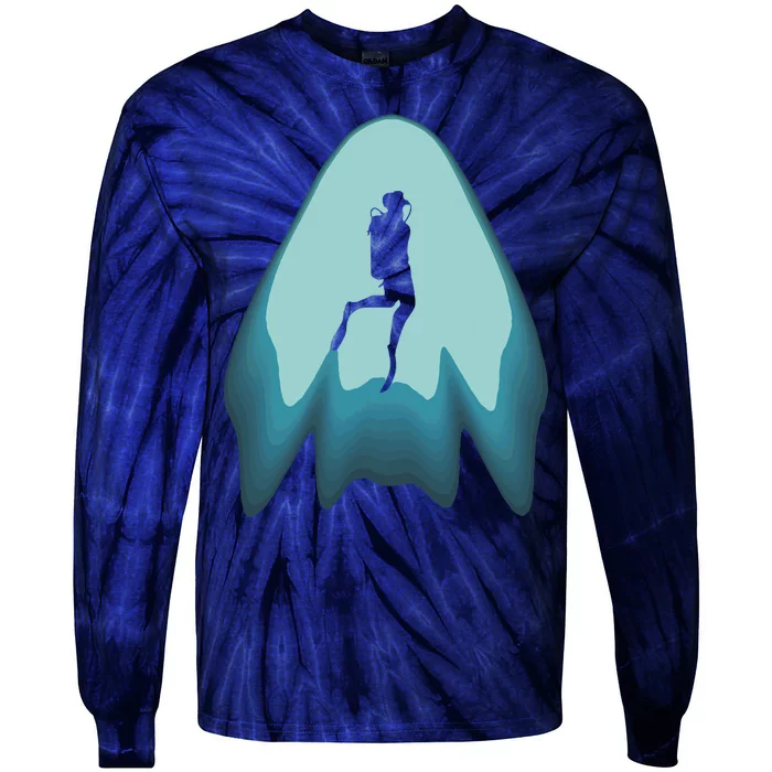 Scuba Diving Apparel Scuba Diving Tie-Dye Long Sleeve Shirt