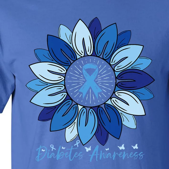 Sunflower Diabetes Awareness Month Tall T-Shirt