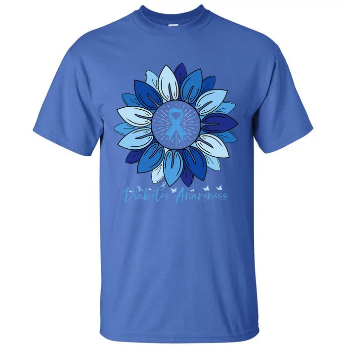 Sunflower Diabetes Awareness Month Tall T-Shirt