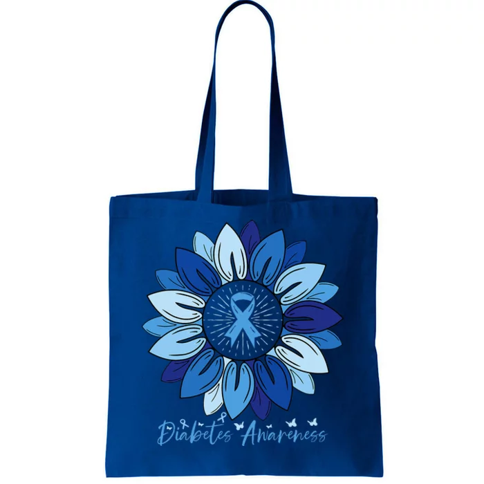 Sunflower Diabetes Awareness Month Tote Bag