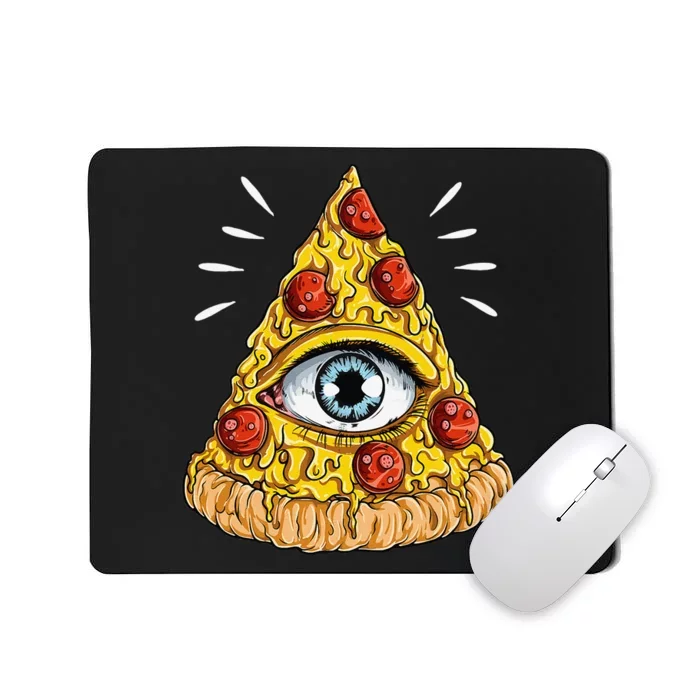 Shane Dawson All Seeing Eye Pizza Funny Foodie Mousepad