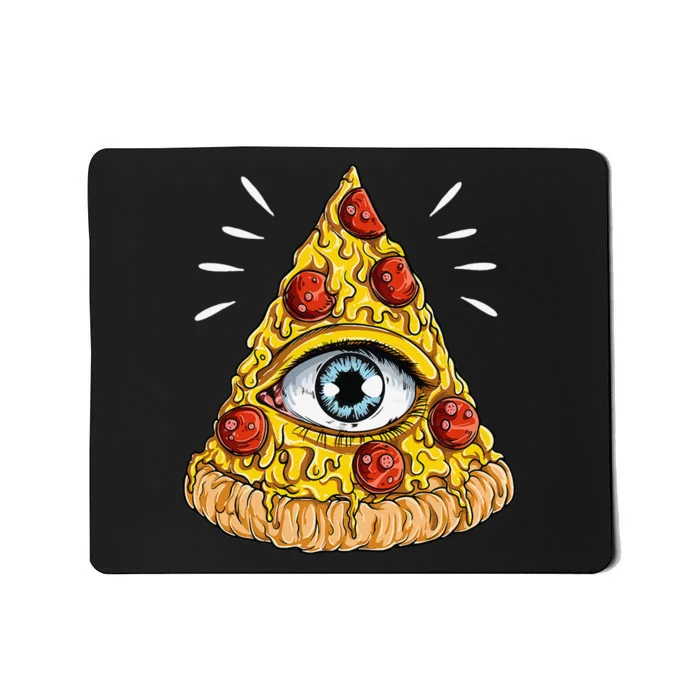 Shane Dawson All Seeing Eye Pizza Funny Foodie Mousepad