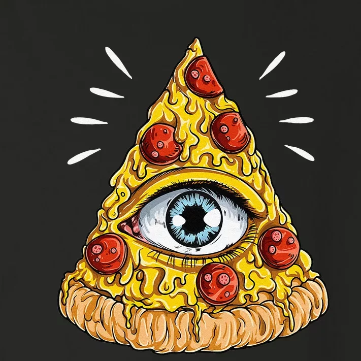 Shane Dawson All Seeing Eye Pizza Funny Foodie Toddler Long Sleeve Shirt