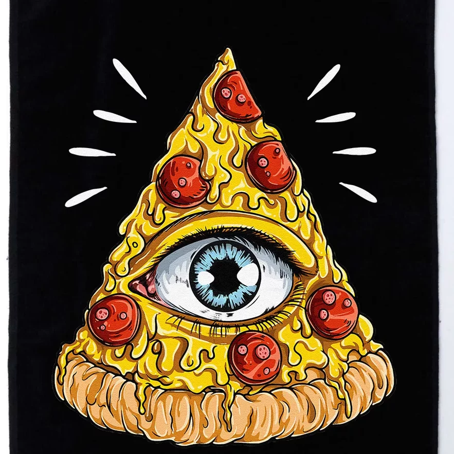 Shane Dawson All Seeing Eye Pizza Funny Foodie Platinum Collection Golf Towel