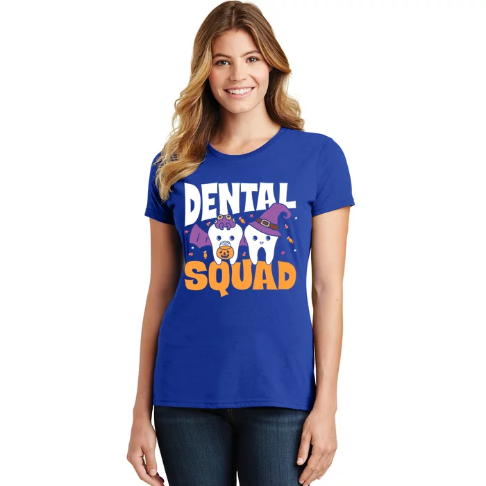 Spooky Dental Assistant Dental Squad Halloween Dentist Great Gift Women's T-Shirt