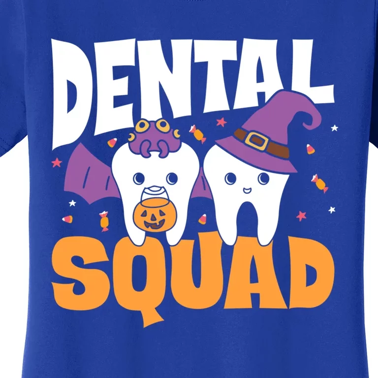 Spooky Dental Assistant Dental Squad Halloween Dentist Great Gift Women's T-Shirt