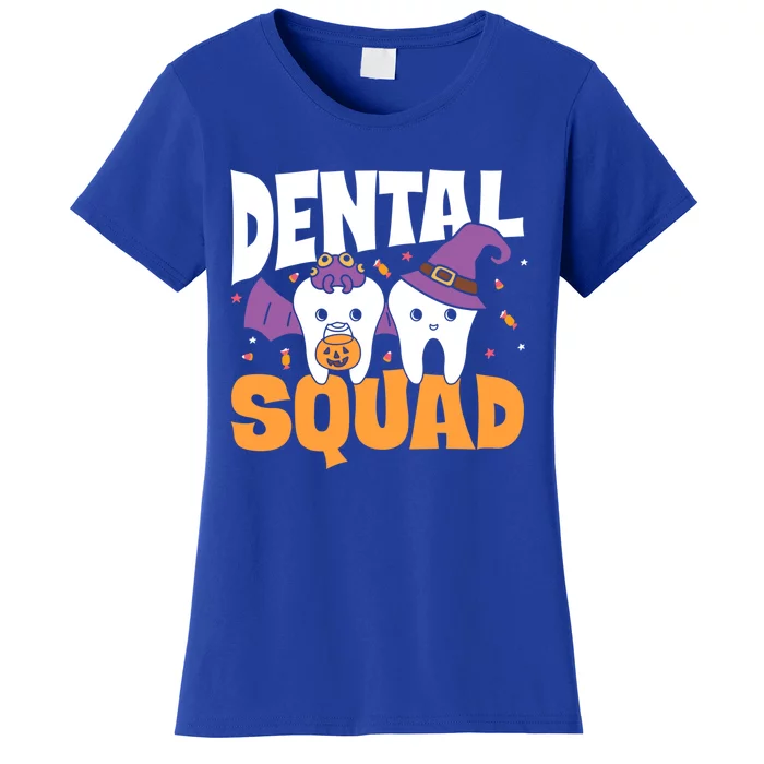 Spooky Dental Assistant Dental Squad Halloween Dentist Great Gift Women's T-Shirt