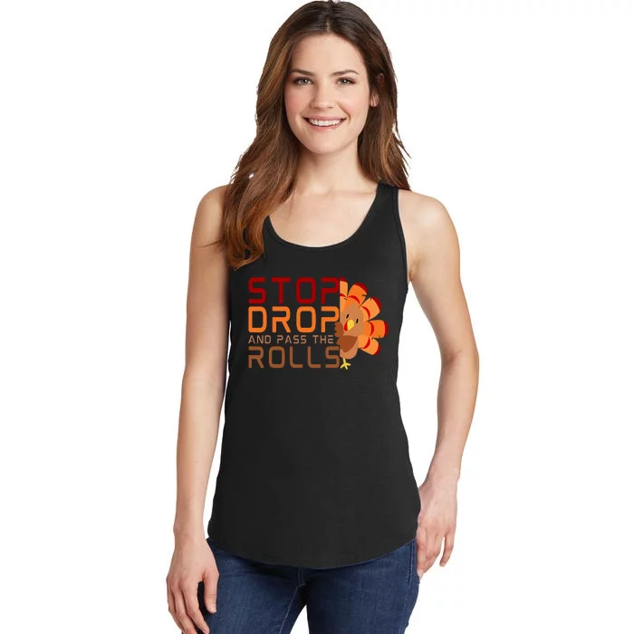 Stop Drop And Pass The Rolls Ladies Essential Tank