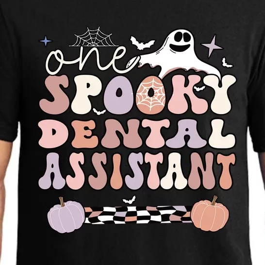 Spooky Dental Assistant Halloween Dental Assisting Gift Pajama Set