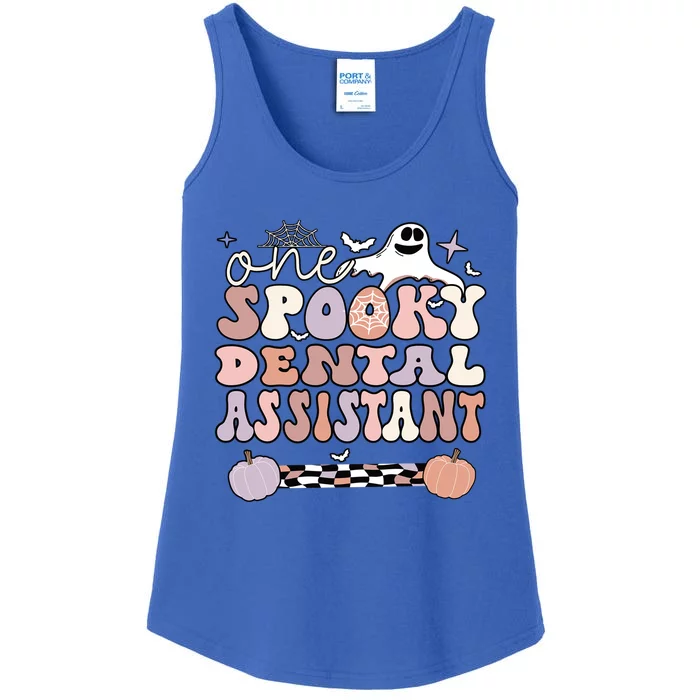 Spooky Dental Assistant Halloween Dental Assisting Gift Ladies Essential Tank