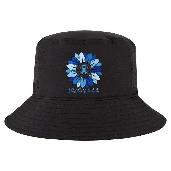 Sunflower Diabetes Awareness Month Cool Comfort Performance Bucket Hat