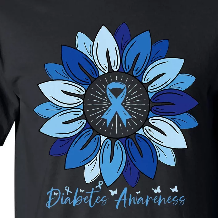 Sunflower Diabetes Awareness Month Tall T-Shirt