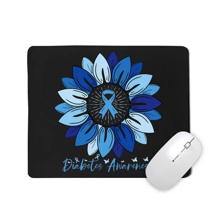 Sunflower Diabetes Awareness Month Mousepad