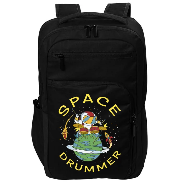 Space Drummer Astronaut Impact Tech Backpack