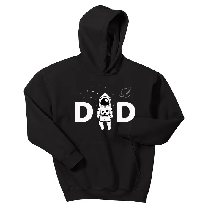 Space Dad Astronaut Daddy Outer Space Birthday Party Kids Hoodie