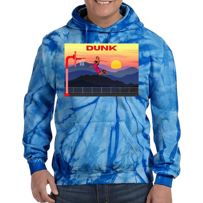 Slam Dunk Alleyoop Highflying Dunk Hang Time Dunk Tie Dye Hoodie