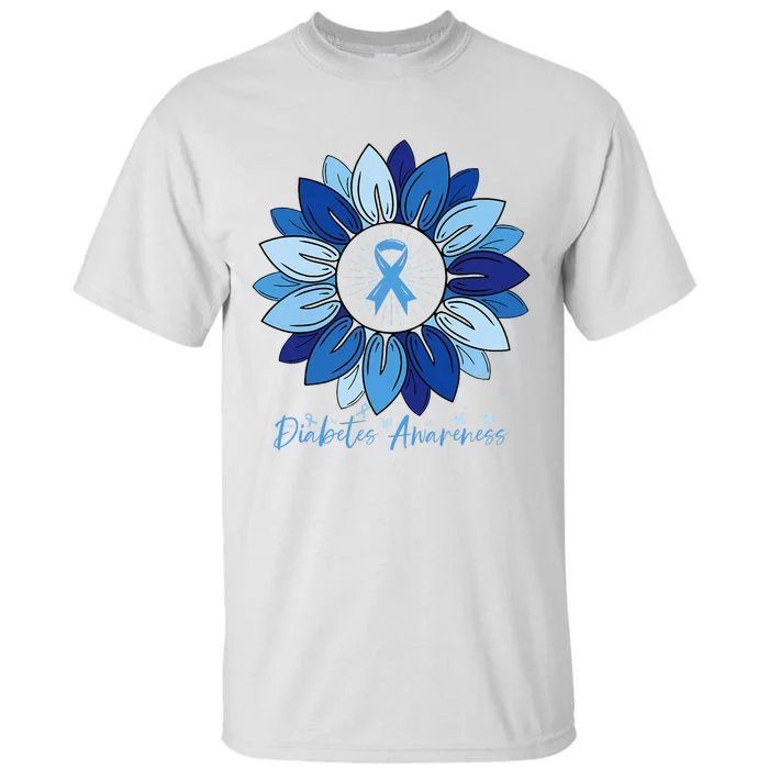 Sunflower Diabetes Awareness Month Tall T-Shirt