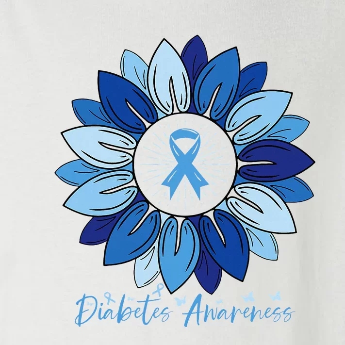 Sunflower Diabetes Awareness Month Toddler Long Sleeve Shirt