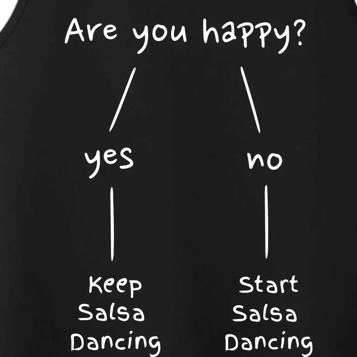 Salsa Dance Are You Happy Dancing Latin Dancer Salsero Performance Tank