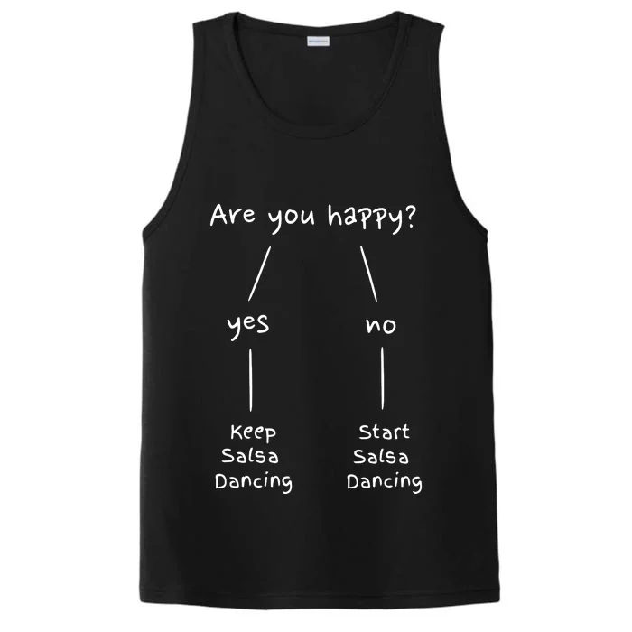 Salsa Dance Are You Happy Dancing Latin Dancer Salsero Performance Tank