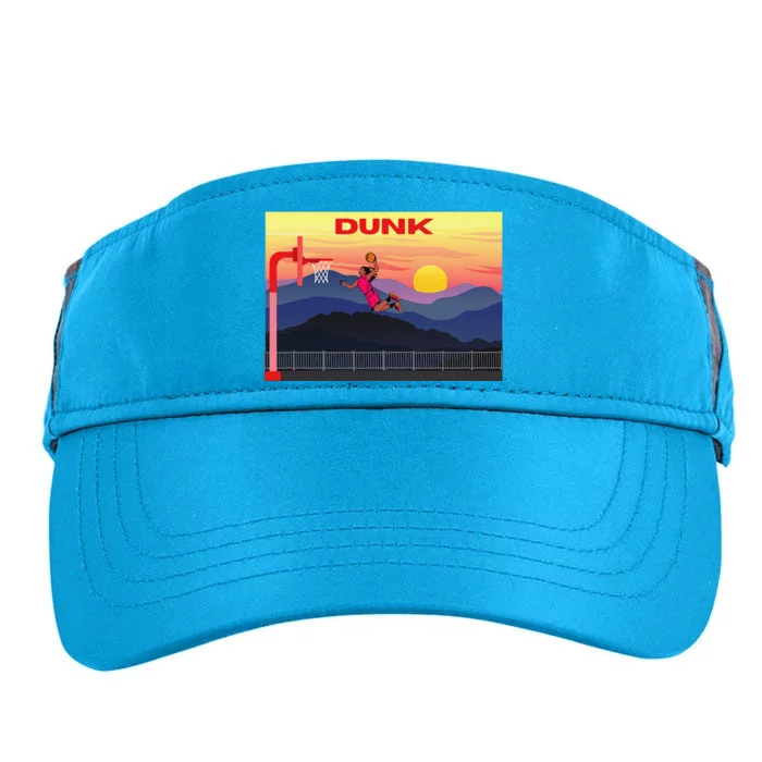 Slam Dunk Alleyoop Highflying Dunk Hang Time Dunk! Adult Drive Performance Visor