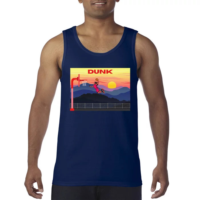 Slam Dunk Alleyoop Highflying Dunk Hang Time Dunk! Tank Top