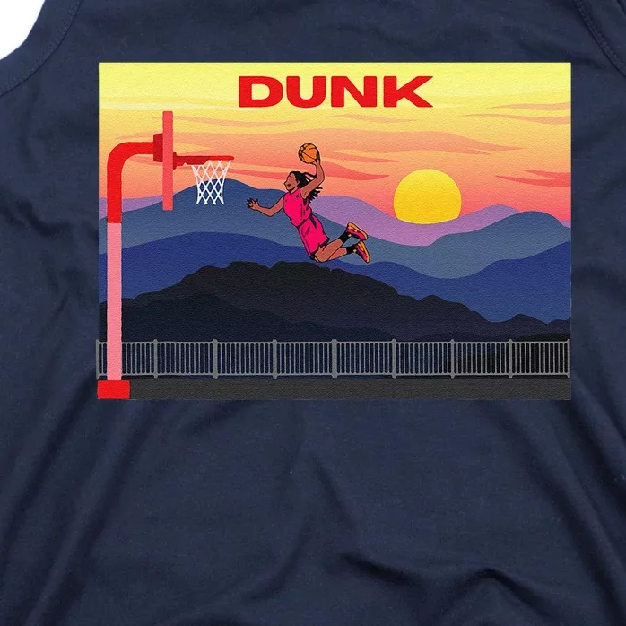 Slam Dunk Alleyoop Highflying Dunk Hang Time Dunk! Tank Top